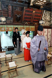 写真: 戸越八幡神社の本殿